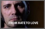 A former skinhead with caption "From Hate to Love"